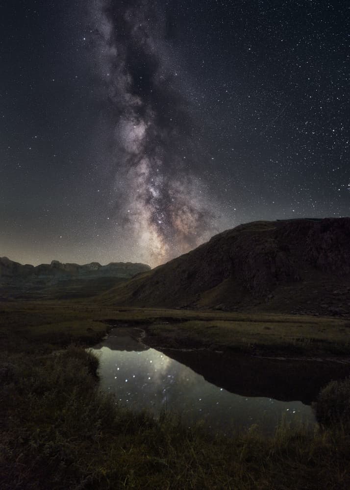 Milky Way Reflection by Ricardo Gayan — canvas wall art