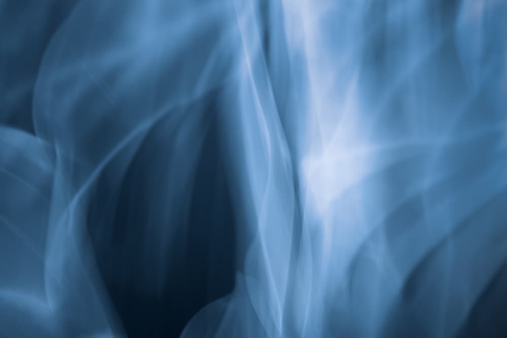 Flowing Blue Light by Masaki Sugita — canvas wall art