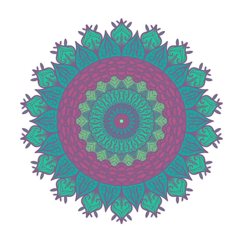 Intricate Bohemian Mandala by Marika Barsrsind — canvas wall art