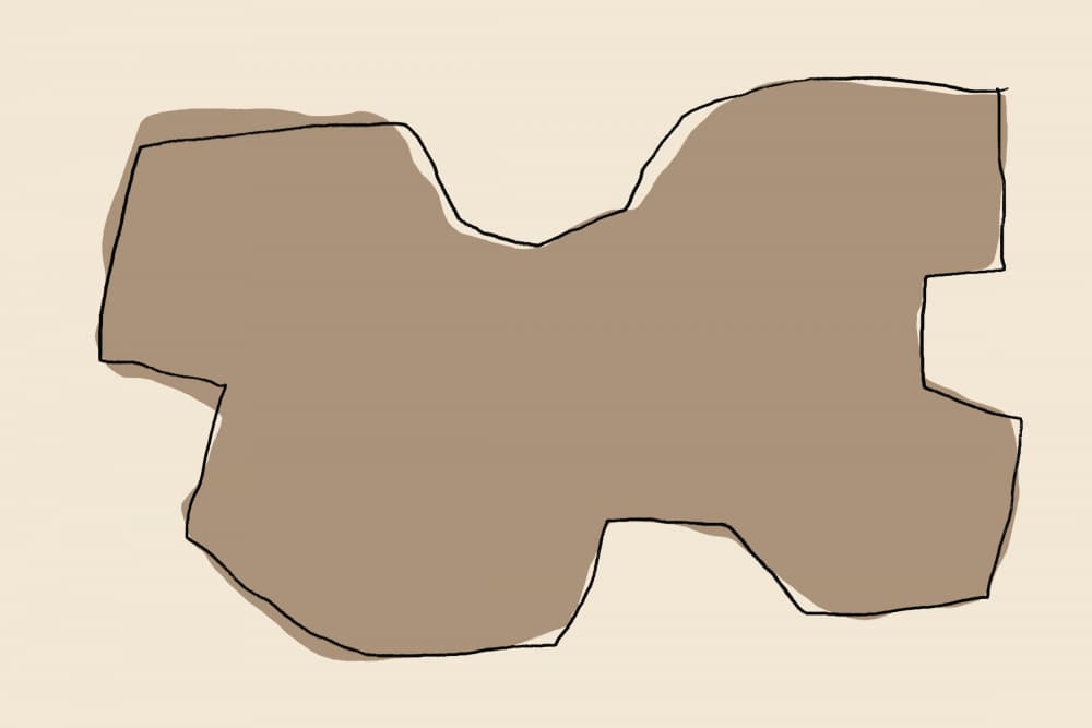 Abstract Sandscape by uplusmestudio — canvas wall art