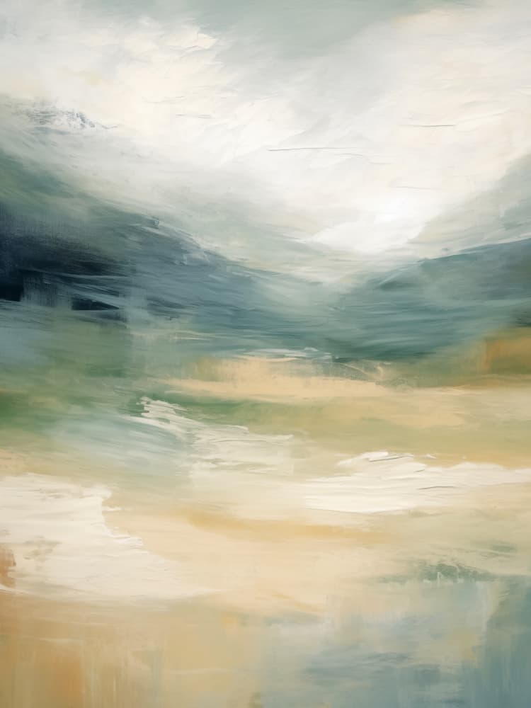 Misty Mountain Dreams by Treechild — canvas wall art
