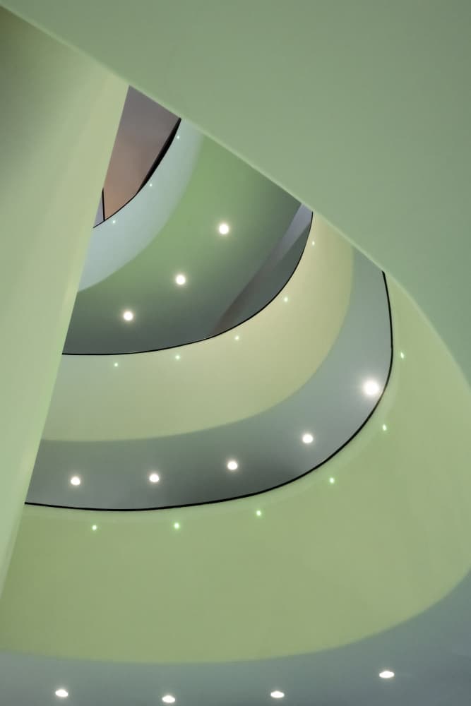 Abstract Spiral Light by Linda Wride — canvas wall art