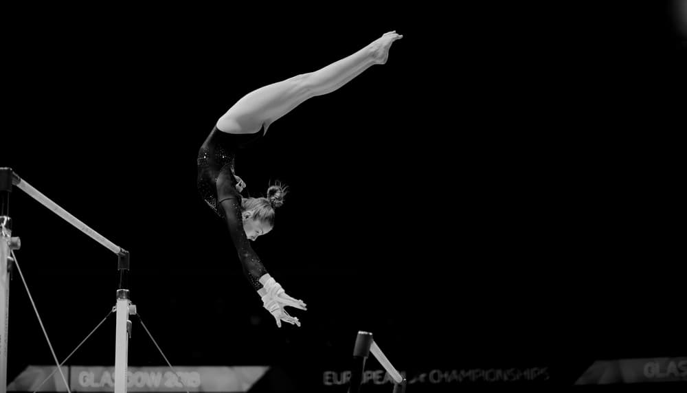 Graceful Uneven Bars by Howard Ashton-Jones — canvas wall art