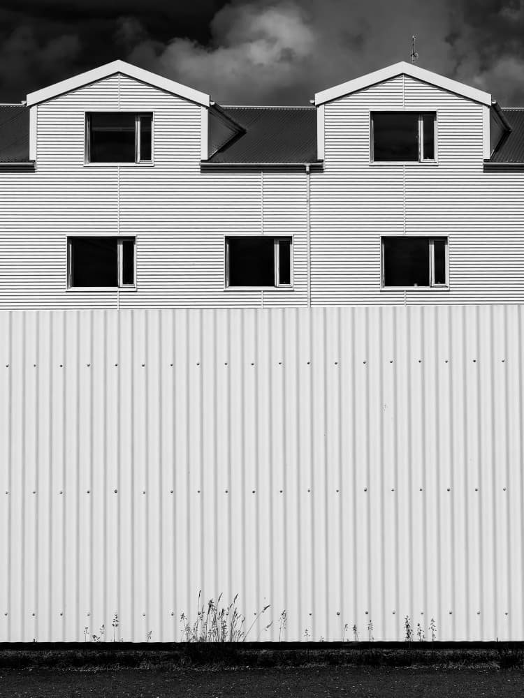 Stark Modern Architecture by Andy Bauer — canvas wall art