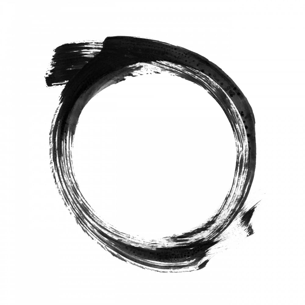 Enso Zen Circle by cartissi — canvas wall art