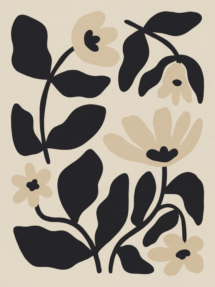 Modern Botanical Forms by Andreas Magnusson — canvas wall art