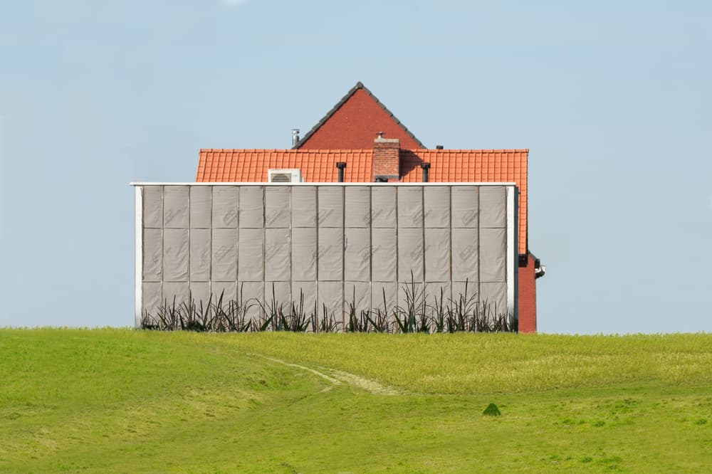 Modern House View by Hilde Ghesquiere — canvas wall art
