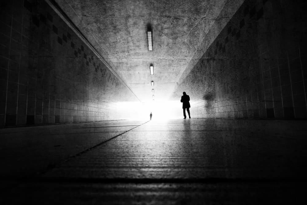 Tunnel Towards Light by Florentinus Joseph — canvas wall art