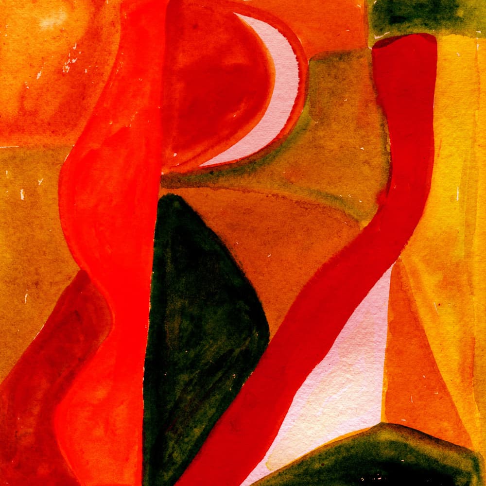 Vibrant Abstract Shapes by Sharyn Bursic — canvas wall art