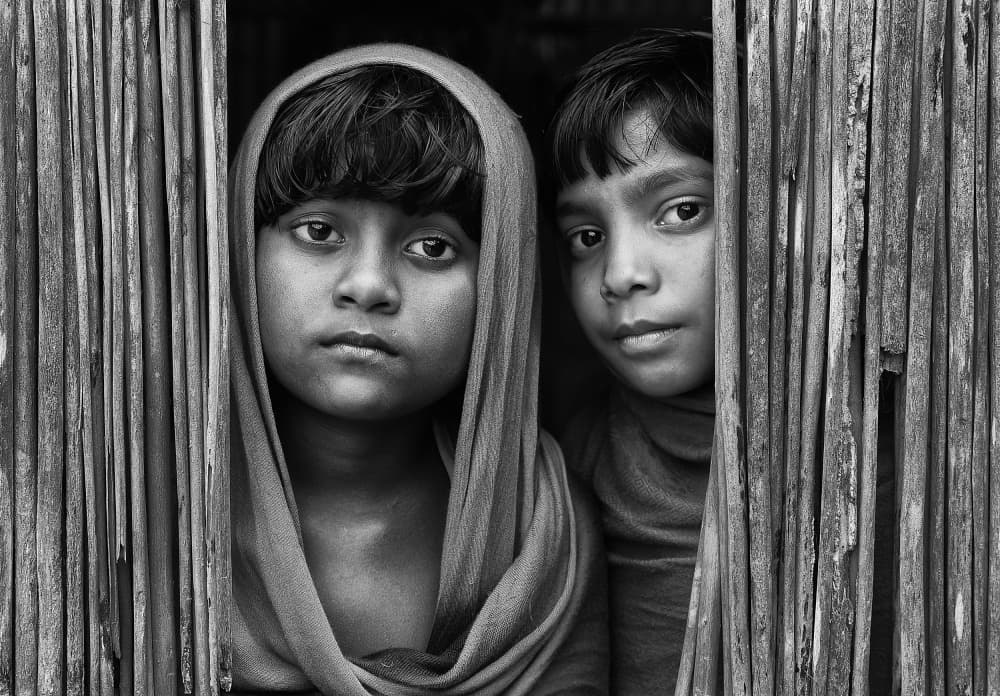 Children's Gaze by Abhraneel Chakraborty — canvas wall art