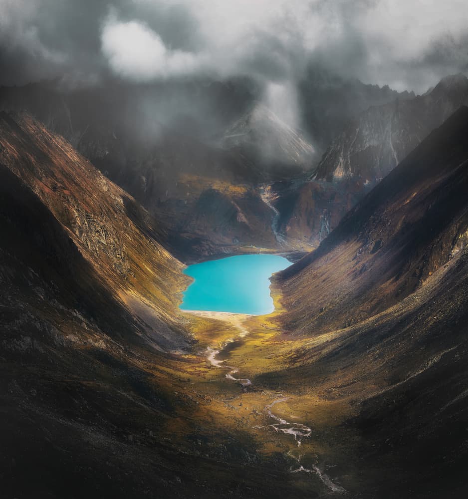 Vibrant Valley Lake by Selions(陈磊) — canvas wall art