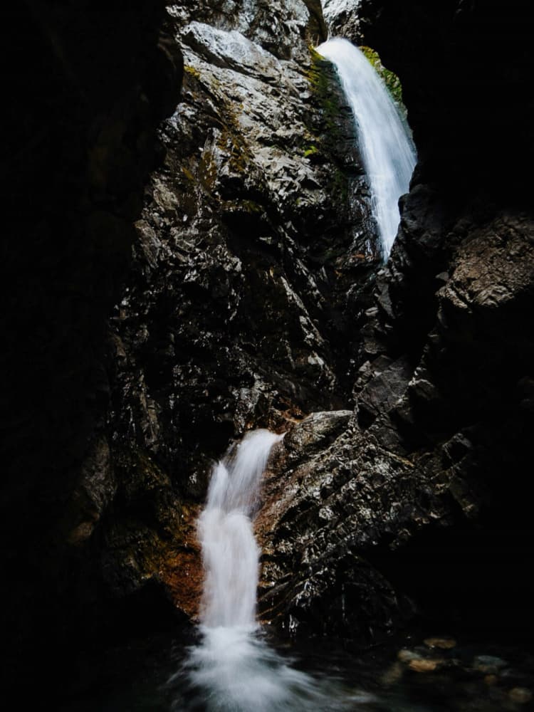 Zapata Falls by Del Mundo Imagery — canvas wall art