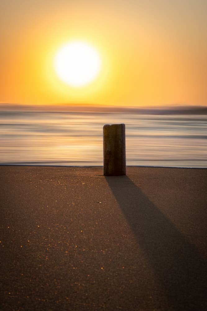 Warm Beach Sunset by Hein Jonker — canvas wall art