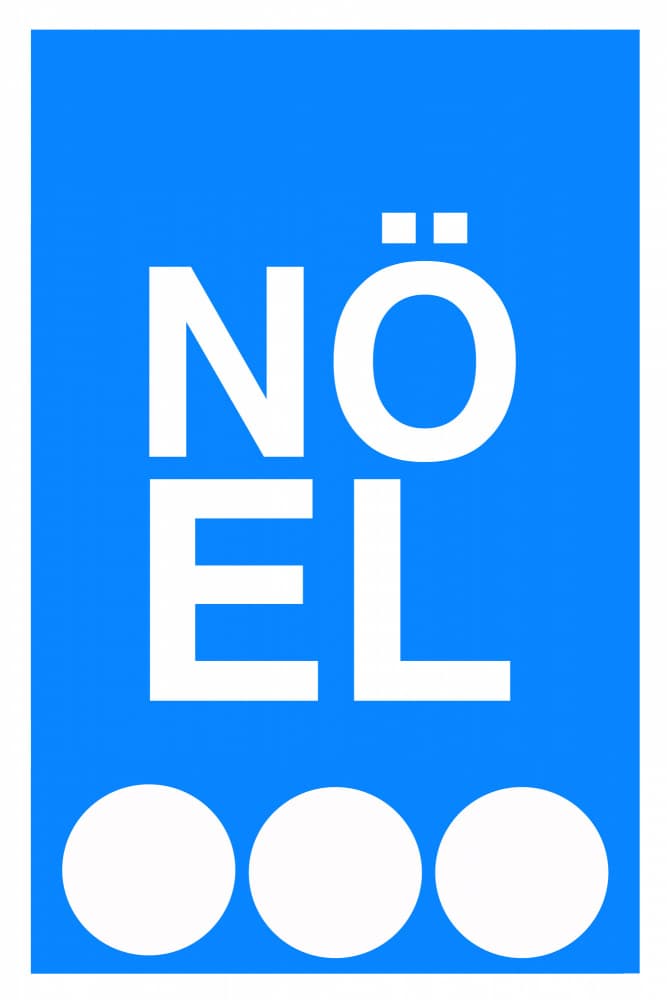 Minimalist Noel Blue by casa cartissi — canvas wall art
