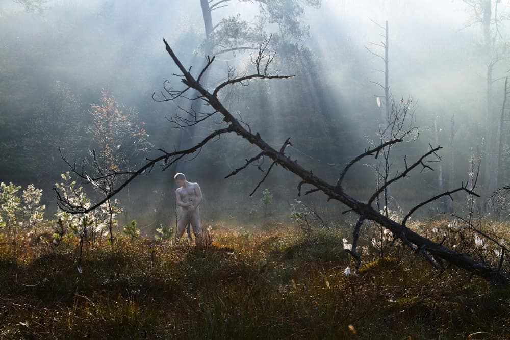 Ethereal Forest Nude by Leszek Paradowski — canvas wall art
