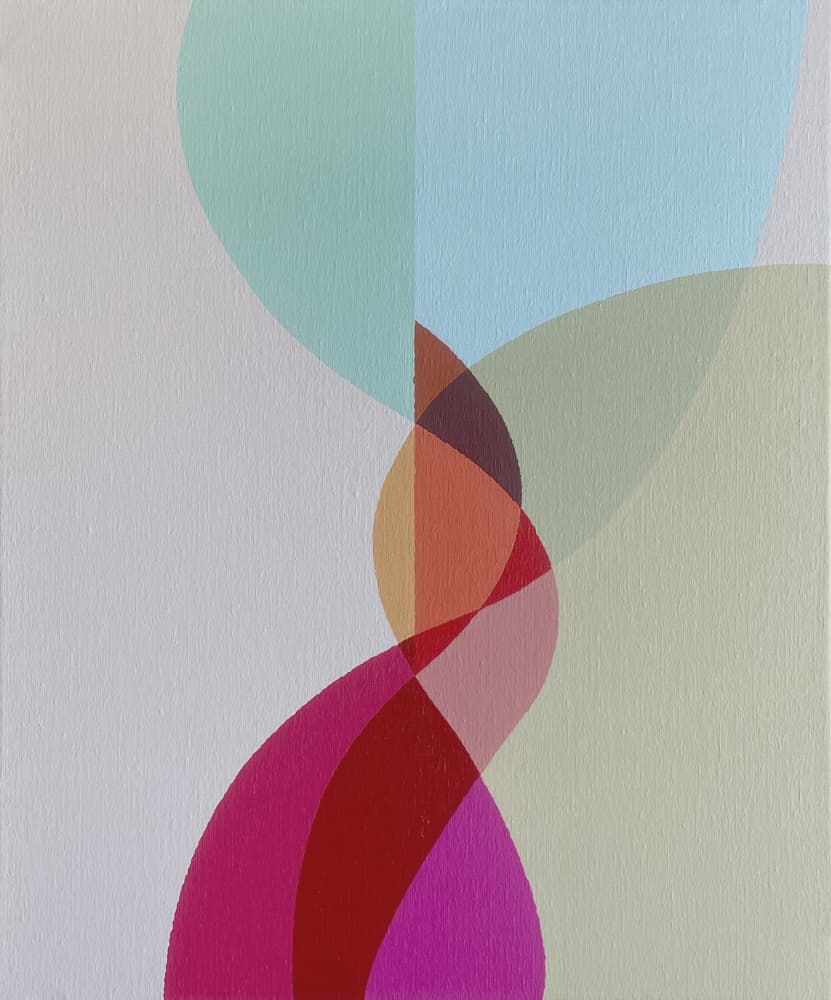 Fluid Color Shapes by Rafa Mateo — canvas wall art
