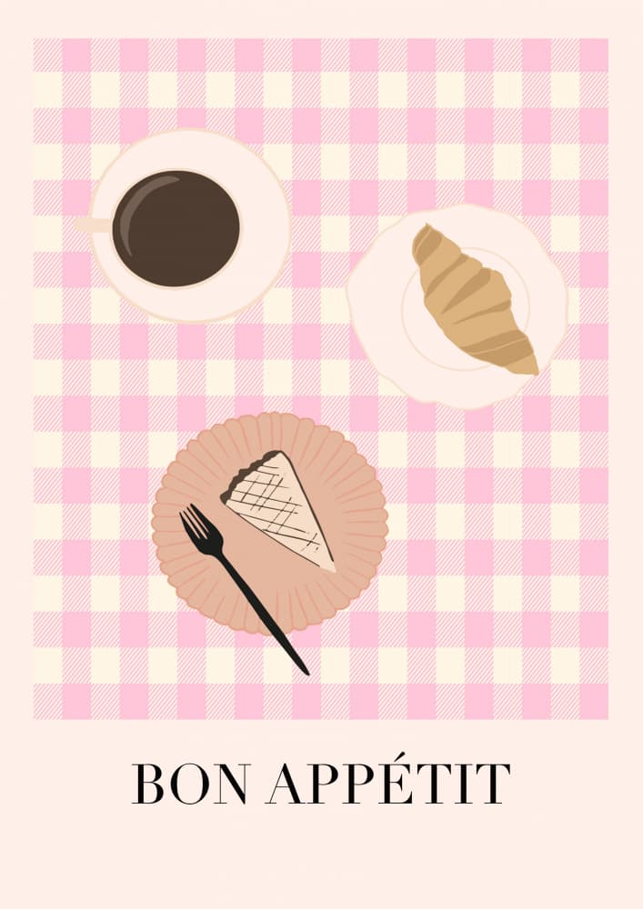 Bon Appétit Breakfast by Talitha McQueen — canvas wall art
