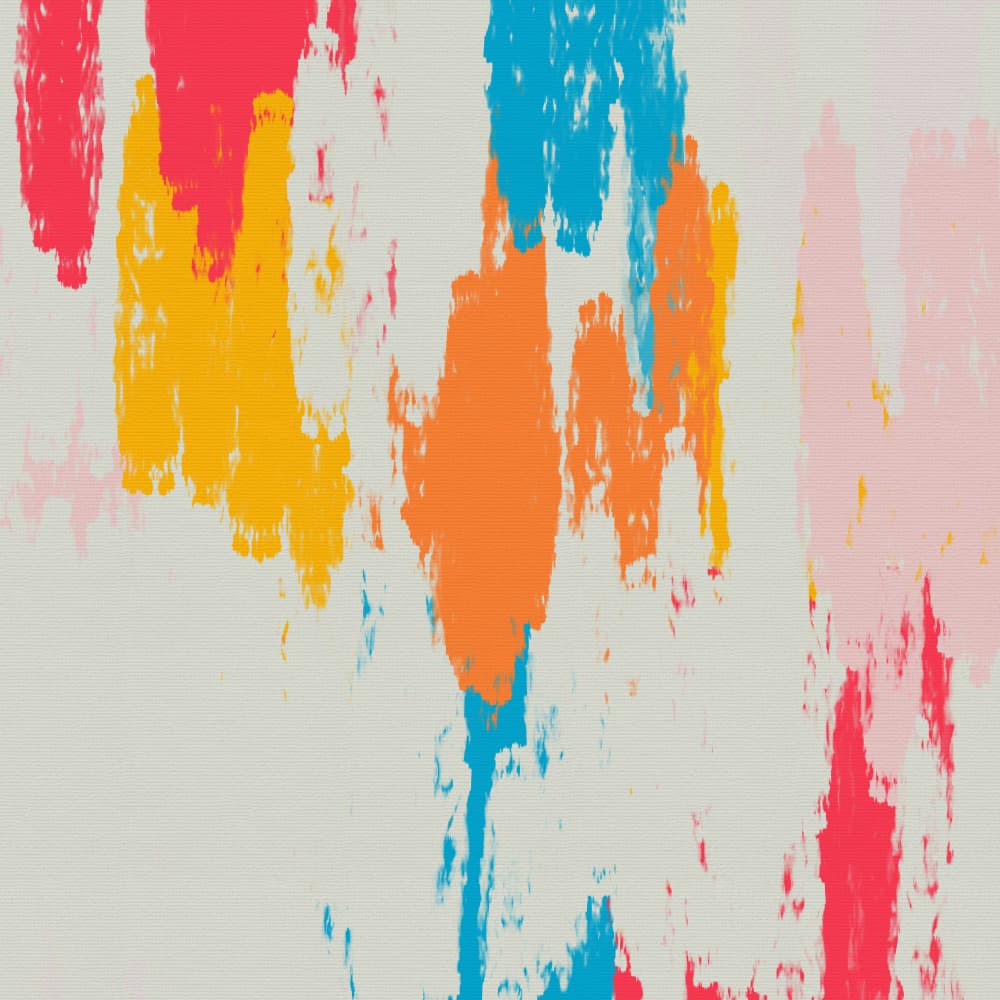 Vibrant Brush Strokes by Dina Dankers — canvas wall art