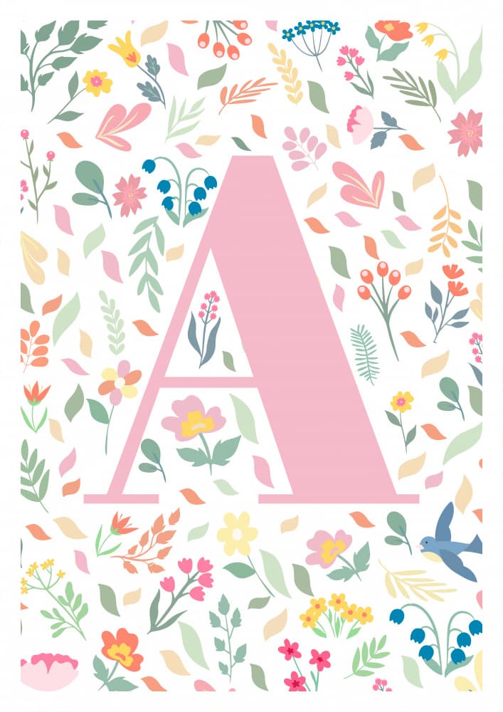 Whimsical Floral A by Sarah Manovski — canvas wall art