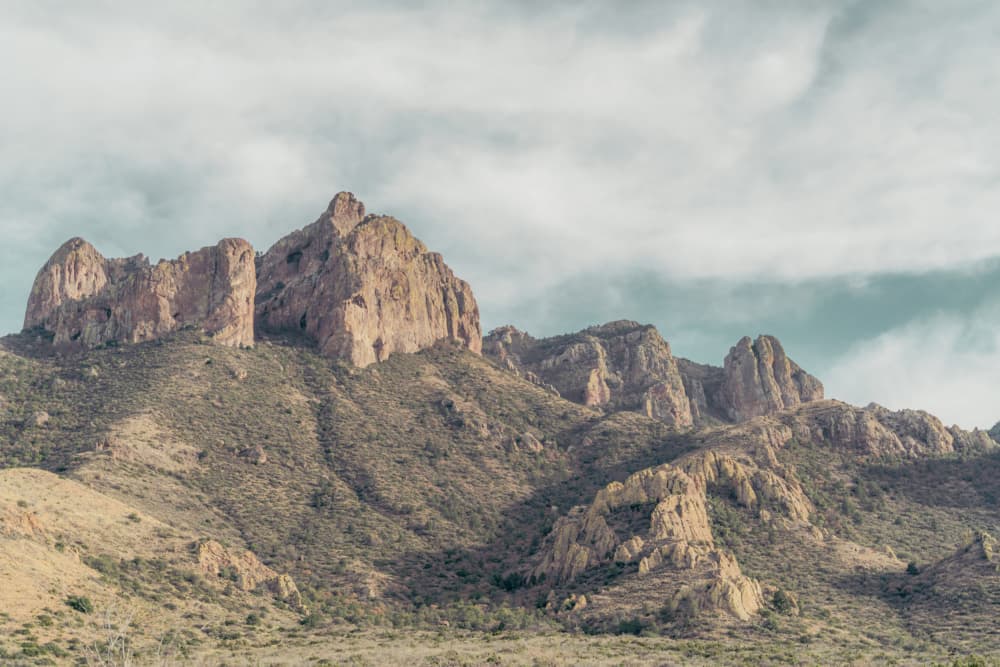 Rugged Mountain Peaks by Courtney Crane — canvas wall art