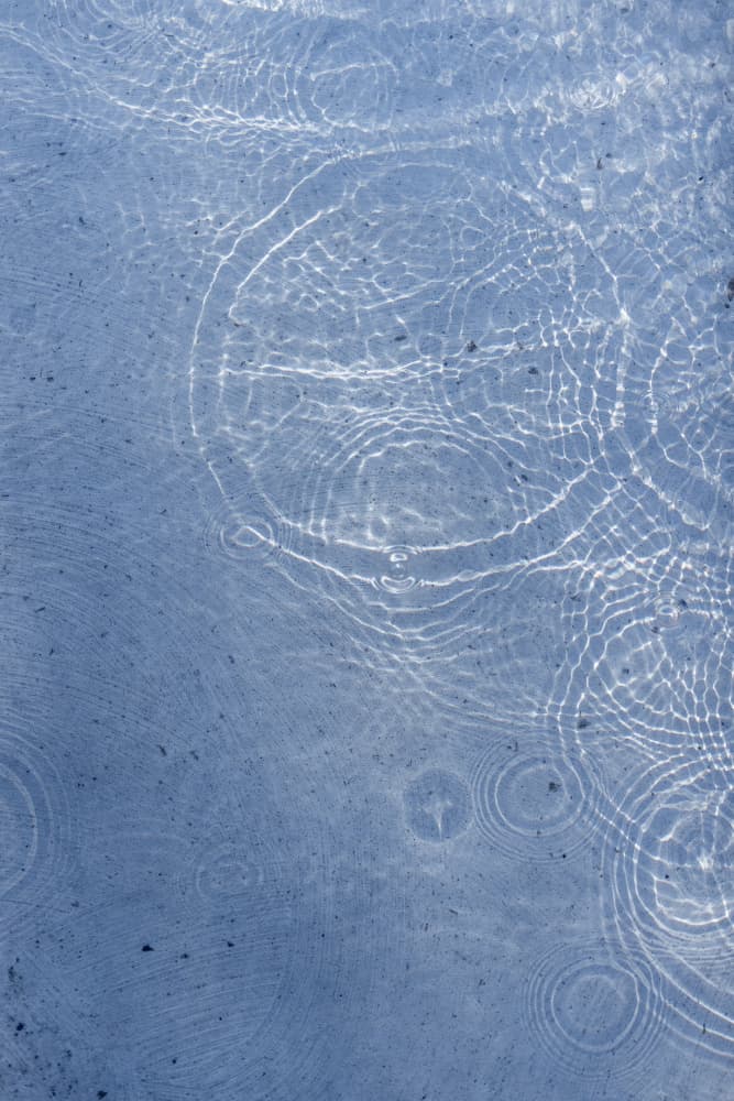 Calm Blue Water Ripples by Mareike Böhmer — canvas wall art