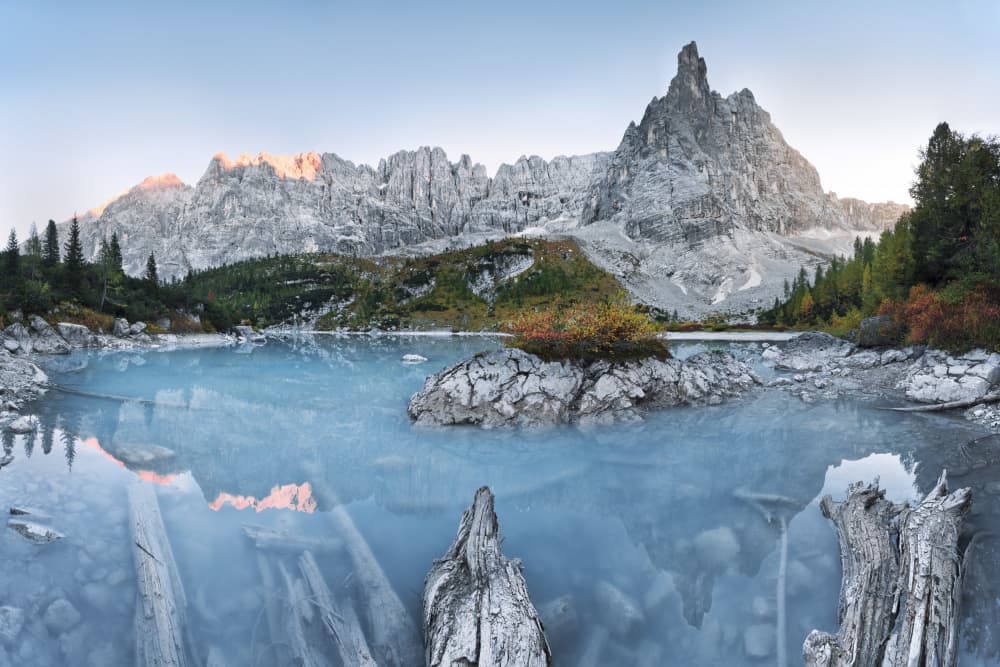 Blue Mountain Lake by Stefan Hefele — canvas wall art