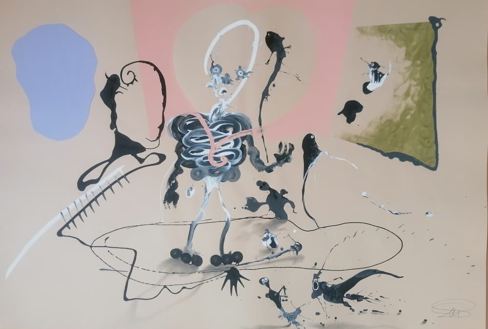 Whimsical Abstract Figures by Stefano Mazzolini — canvas wall art