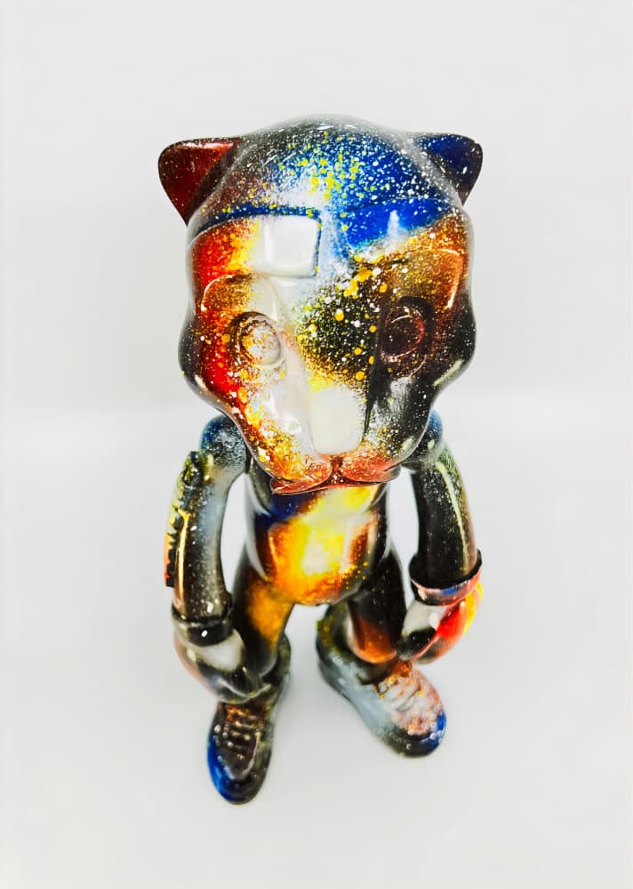Colorful Cosmic Art Toy by Guldhart — canvas wall art