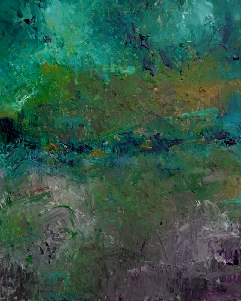 Deep Forest Abstract by Ron Halfant — canvas wall art