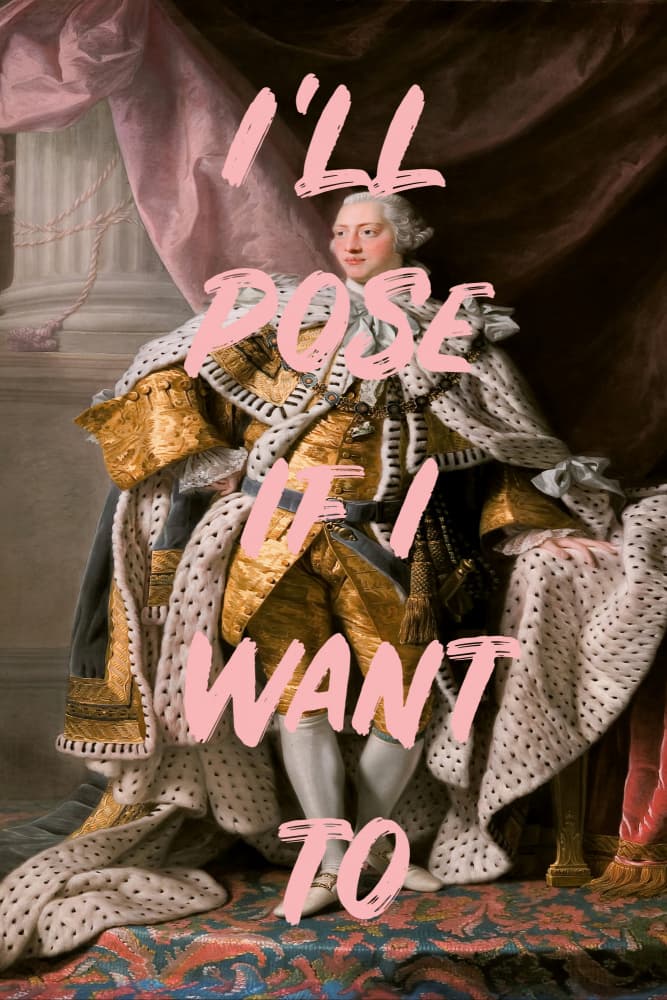 I'll Pose It King by Talitha McQueen — canvas wall art