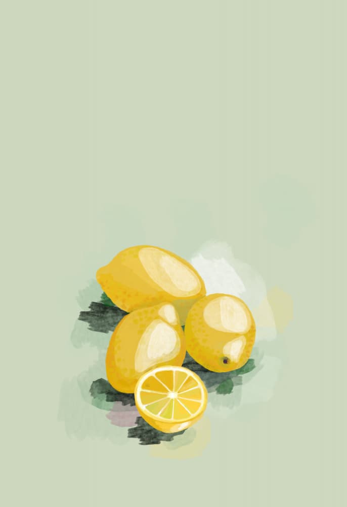 Fresh Yellow Lemons by Rosana Laiz Blursbyai — canvas wall art