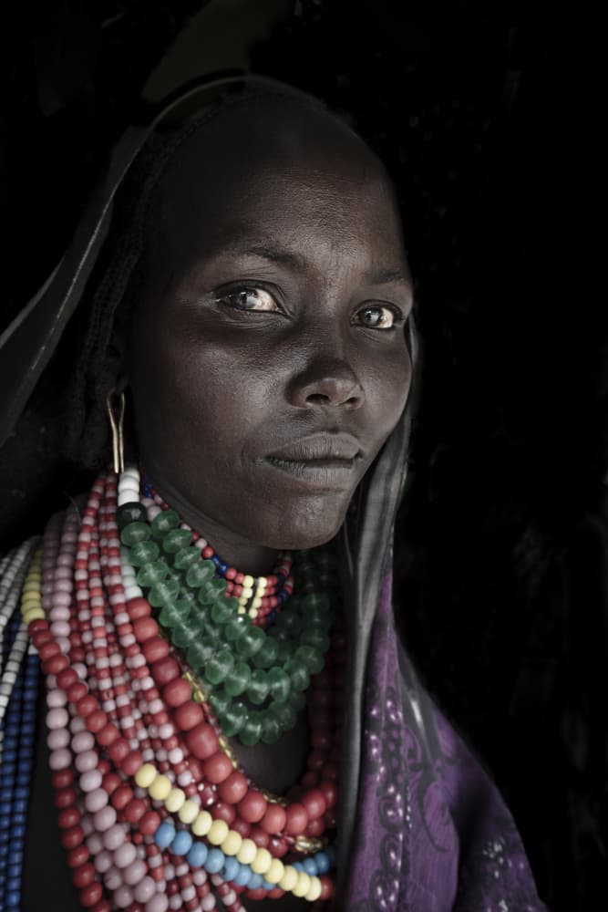Tribal Woman Gaze by Elena Molina — canvas wall art