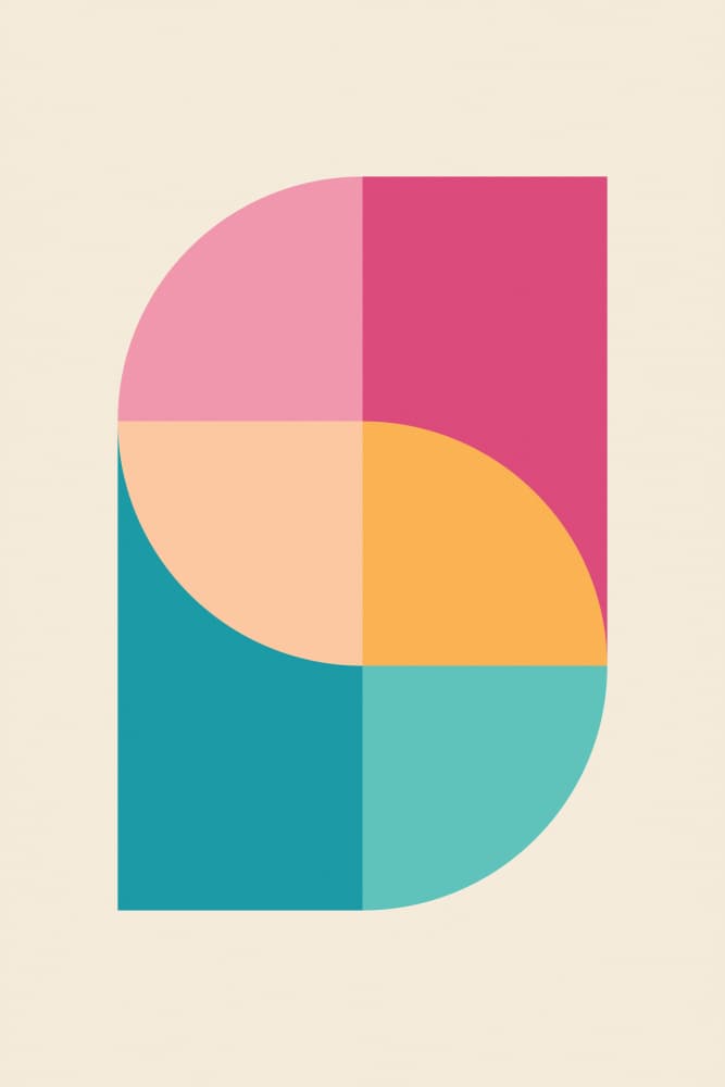 Abstract Color Forms by Pictufy Studio — canvas wall art