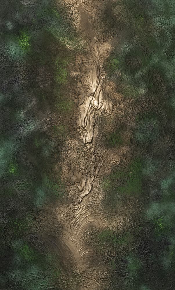 Flowing Forest Path by Anete Purina-Purite — canvas wall art
