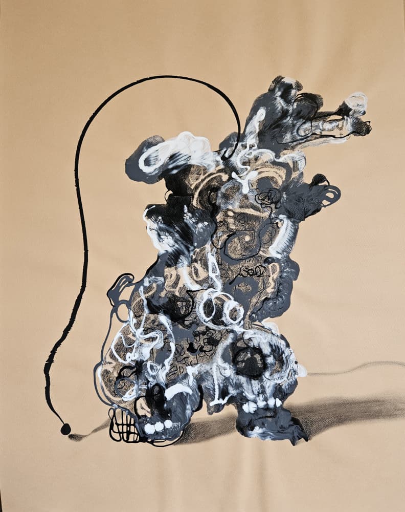Chaotic Abstract Form by Stefano Mazzolini — canvas wall art