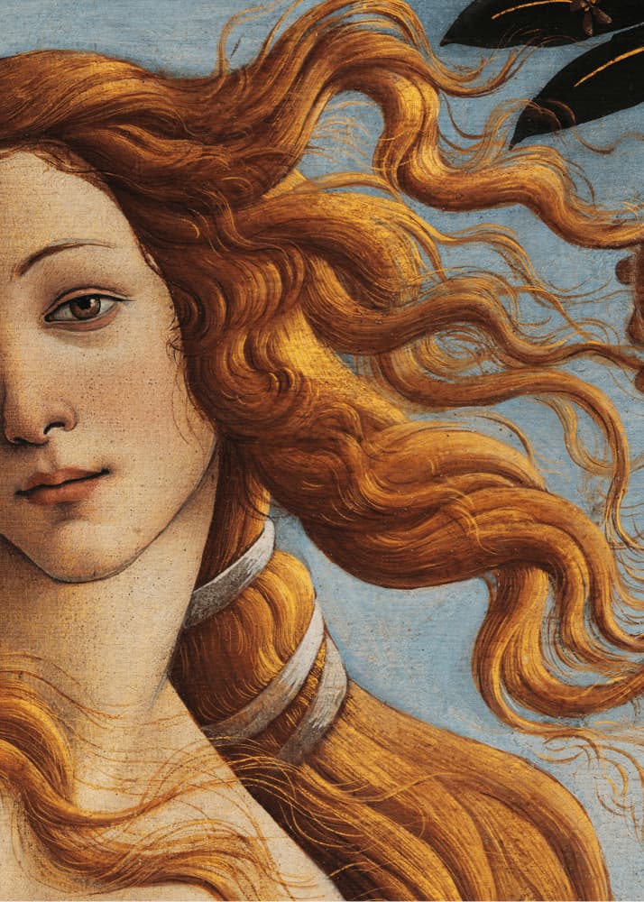 Golden Haired Woman by The Art Concept — canvas wall art