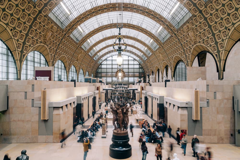 Grand Museum Interior by Paolo Gelmini — canvas wall art