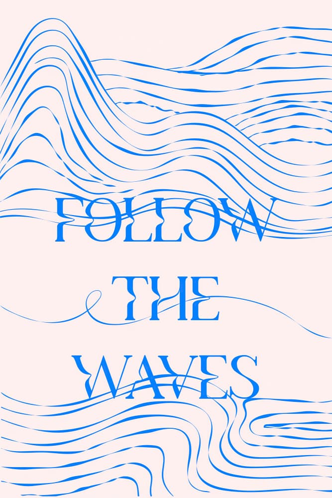 Followthewavesno02 by Treechild — canvas wall art
