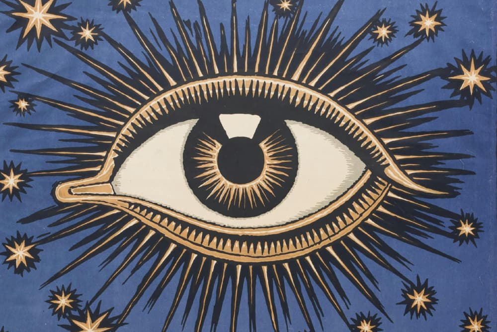 Celestial All Seeing Eye by Talitha McQueen — canvas wall art
