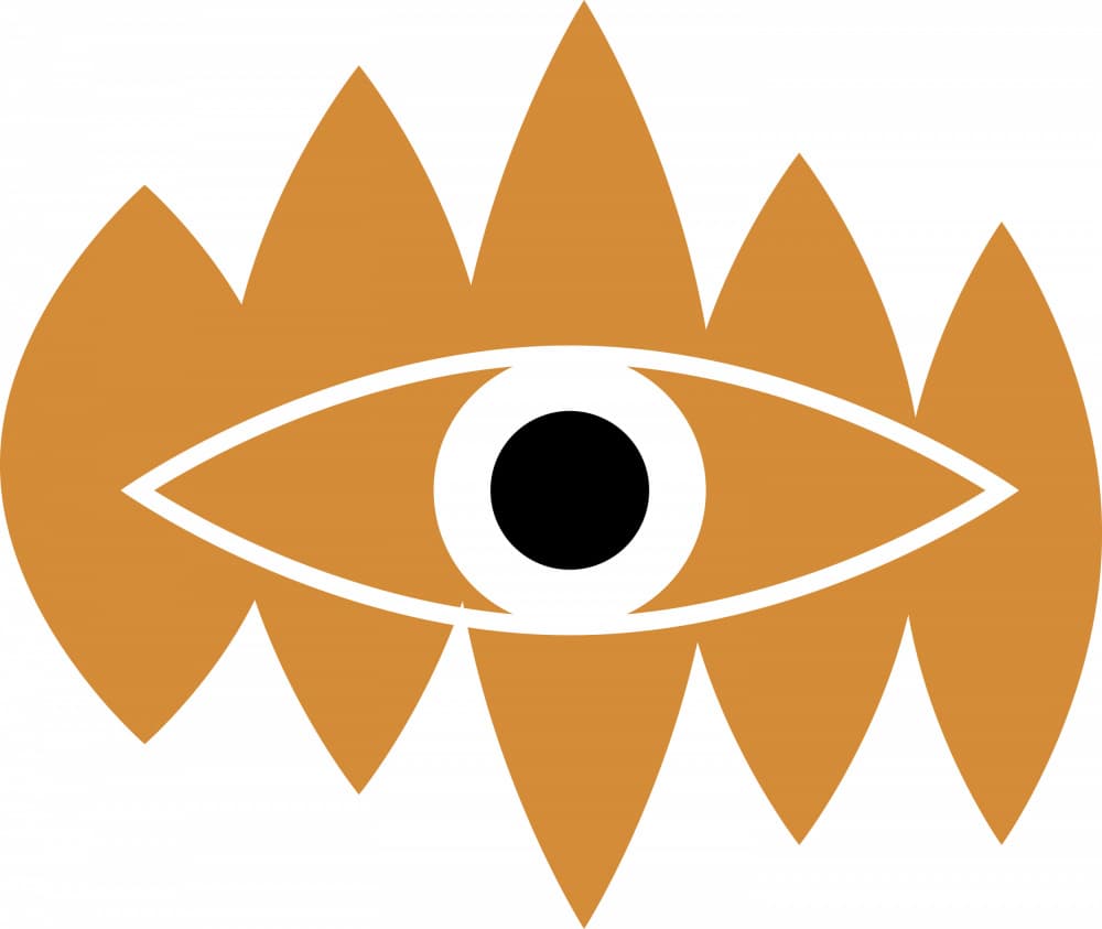 Mystic Golden Eye by Marika Barsrsind — canvas wall art