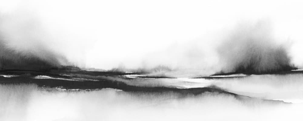 Calm Misty Landscape by Rachel Elise — canvas wall art