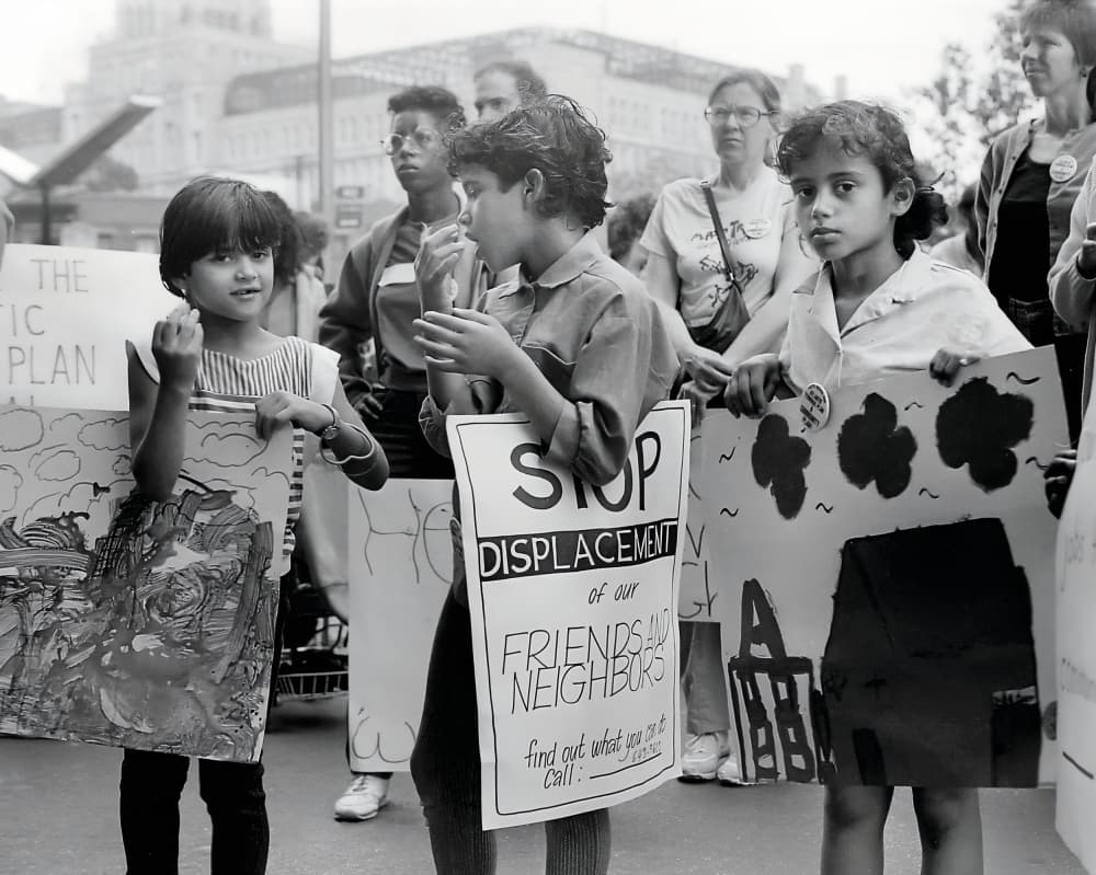 Young Activists Protest by Michael Castellano — canvas wall art