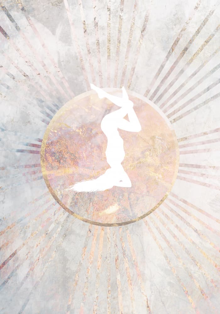 Spiritual Yoga Balance by Sarah Manovski — canvas wall art
