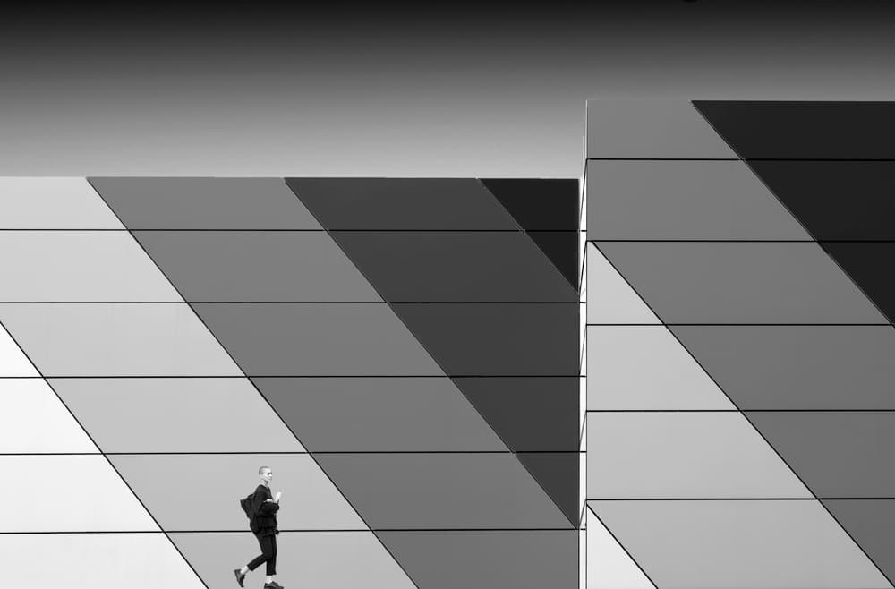 Urban Geometry Walk by Maurits De Groen — canvas wall art
