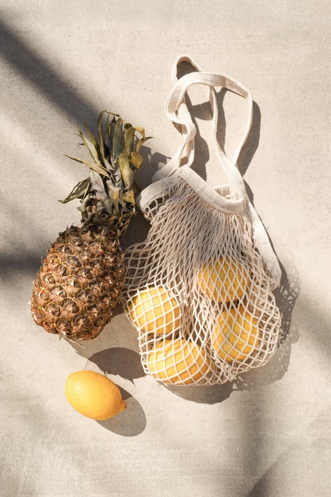 Sunny Citrus Still Life by Henrike Schenk — canvas wall art