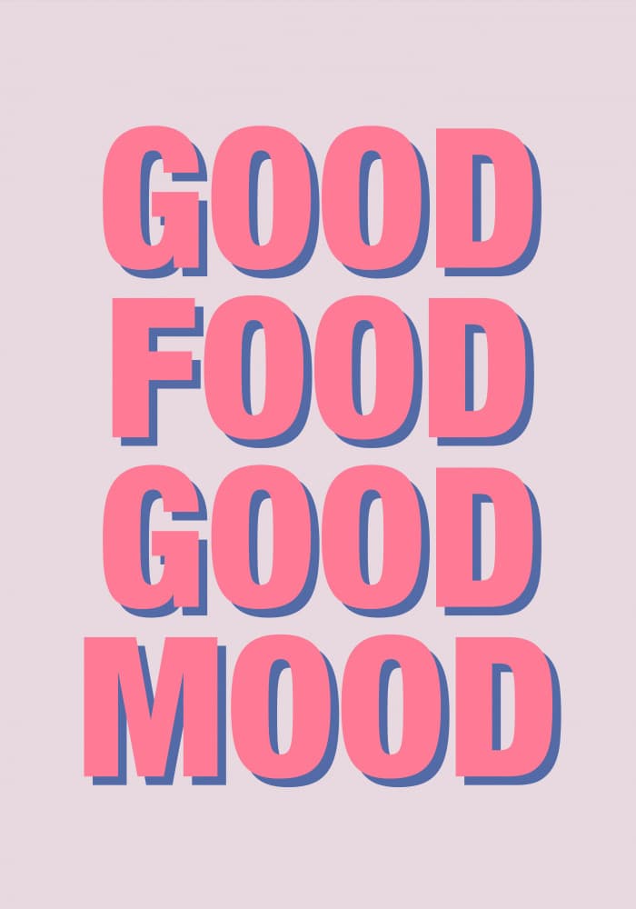 Positive Vibes Meal by Athene Fritsch — canvas wall art