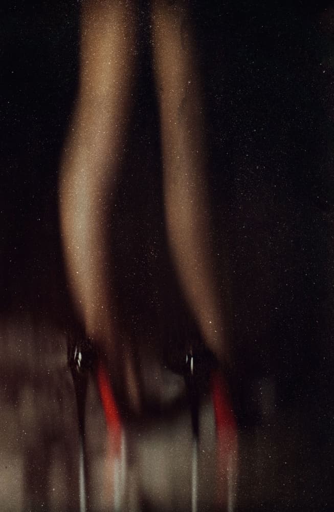 Elegant Red Heels by Erik Schottstaedt — canvas wall art