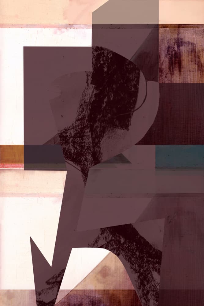 Abstract Geometric Layers by cartissi — canvas wall art
