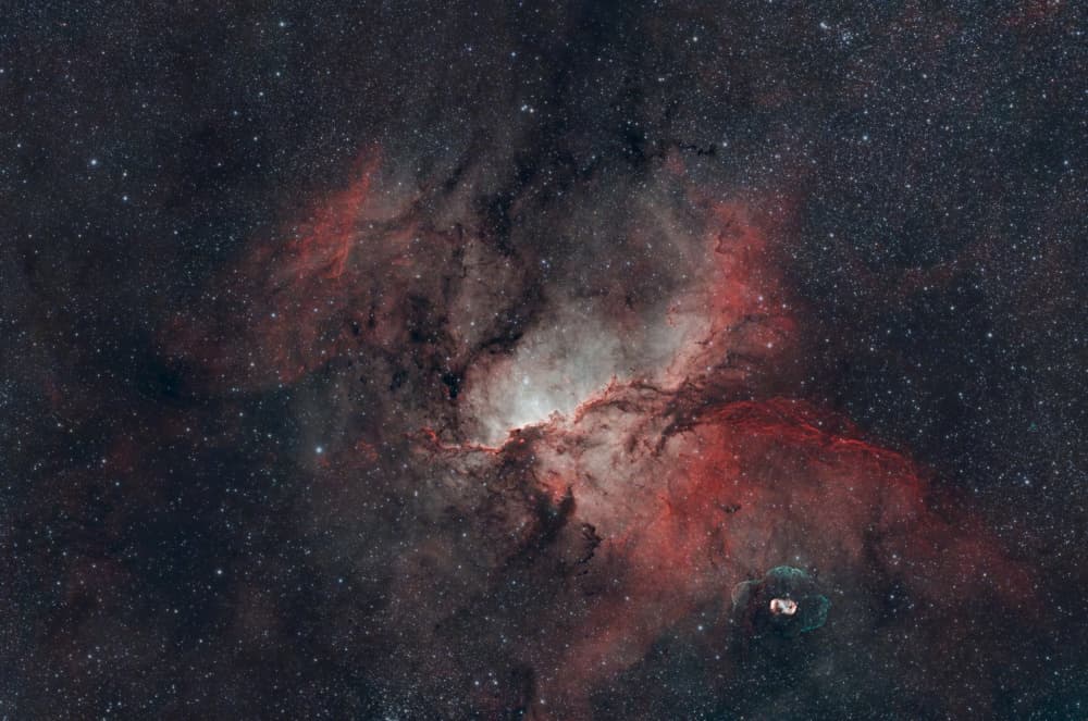 Deep Space Nebula by James Zhen Yu — canvas wall art