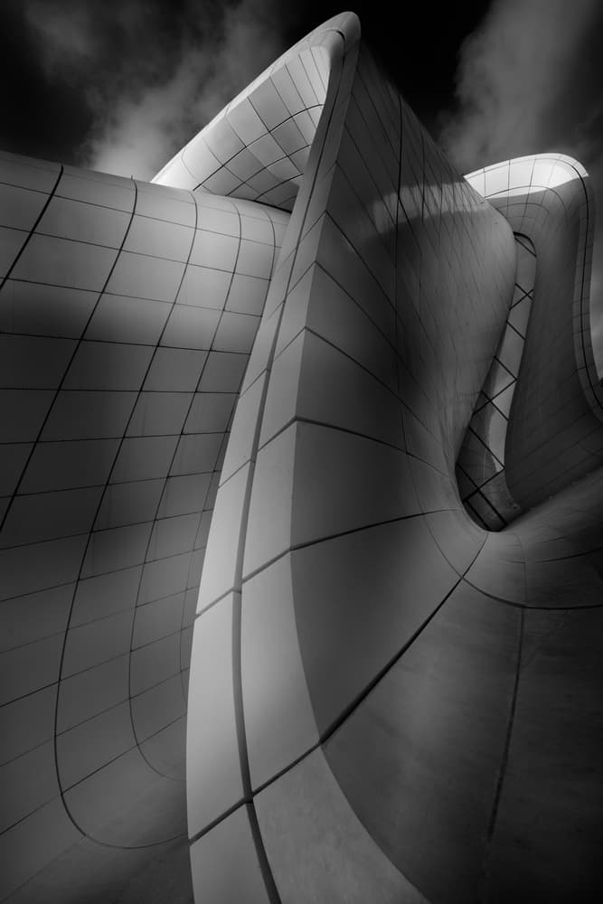 Sleek Fluid Architecture by Olavo Azevedo — canvas wall art